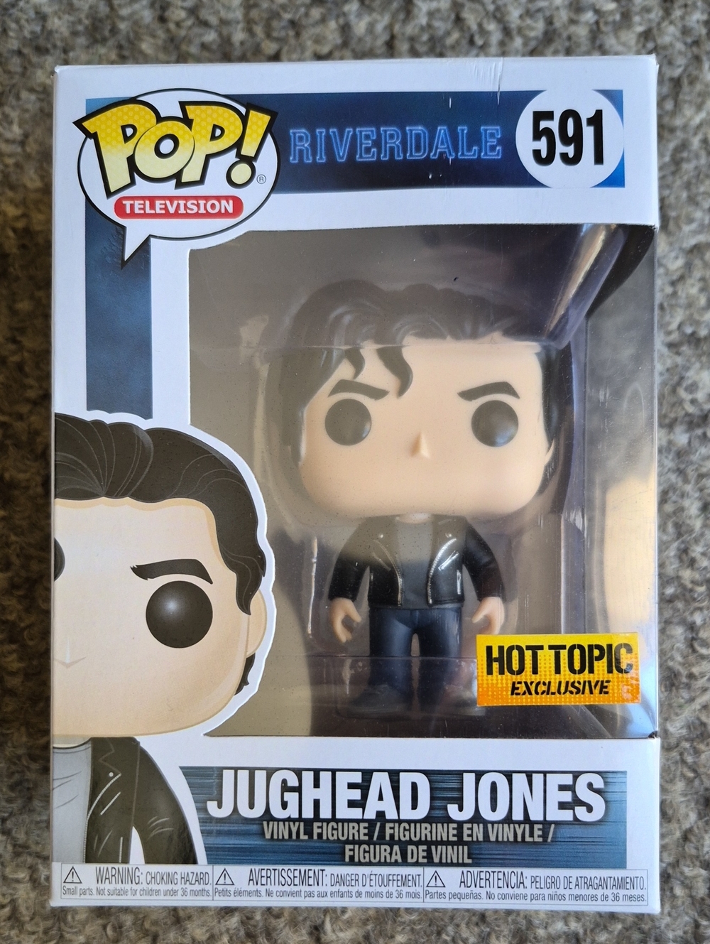 Funko Pop Vinyl Figure - Riverdale, Jughead Jones - Television (HOT TOPIC #591)